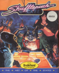 Shufflepuck Cafe Amiga  box art